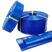 Mangueira pvc flexível tipo flat azul