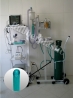 Exemplo de uso da mangueira atóxica hospitalar verde